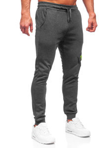 Pantaloni jogger tipo cargo da uomo grafite Bolf HW2173