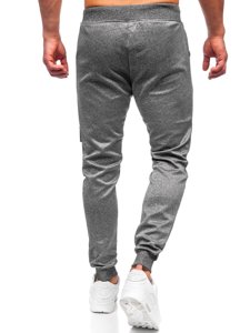 Pantaloni jogger tipo cargo da uomo grafite Bolf K10286