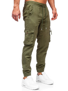 Pantaloni jogger tipo cargo da uomo khaki Bolf MP0181MV