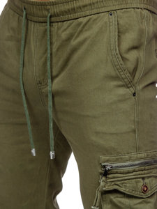 Pantaloni jogger tipo cargo da uomo khaki Bolf MP0181MV