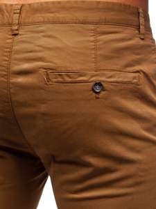 Pantaloni tipo chino da uomo cammello Bolf 1146