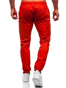 Pantaloni tipo jogger da uomo arancione scuri Bolf 1145