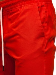 Pantaloni tipo jogger da uomo arancione scuri Bolf 1145