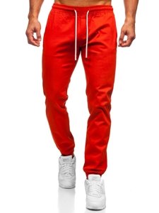 Pantaloni tipo jogger da uomo arancione scuri Bolf 1145