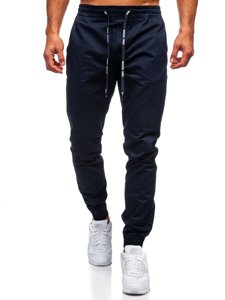 Pantaloni tipo jogger da uomo blu Bolf KA951