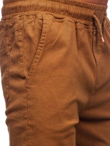 Pantaloni tipo jogger da uomo cammello Bolf 0905