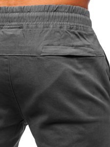 Pantaloni tipo jogger da uomo grigi Bolf B11119