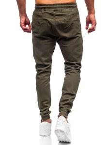 Pantaloni tipo jogger da uomo khaki Bolf 707