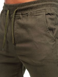 Pantaloni tipo jogger da uomo khaki Bolf 707