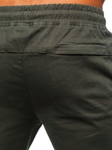 Pantaloni tipo jogger da uomo verdi Bolf B11119