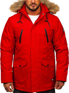 Parka invernale alaska da uomo rosso Bolf WX032A