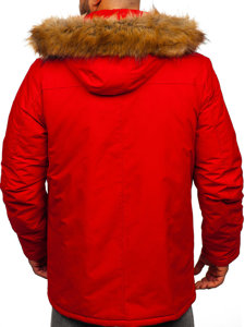 Parka invernale alaska da uomo rosso Bolf WX032A