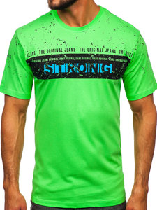 T-shirt con stampa da uomo celadon Bolf 14204