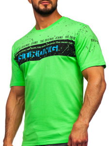 T-shirt con stampa da uomo celadon Bolf 14204