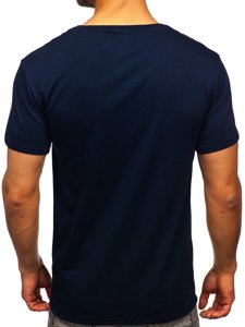 T-shirt con stampa da uomo rossa Bolf Y70012