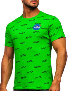 T-shirt con stampa da uomo verde Bolf 14950