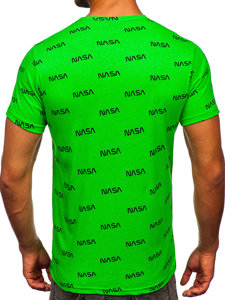 T-shirt con stampa da uomo verde Bolf 14950