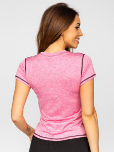 T-shirt da allenamento da donna rosa Bolf 2166