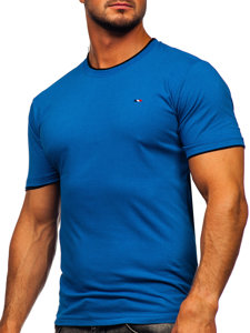 T-shirt da uomo azzurra Bolf 14316