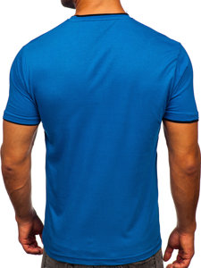 T-shirt da uomo azzurra Bolf 14316