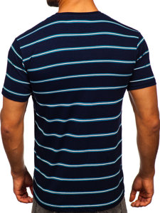 T-shirt da uomo blu Bolf 14952