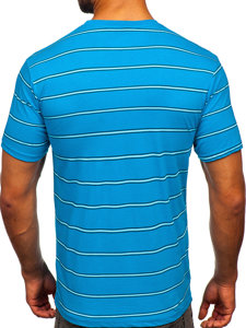 T-shirt da uomo turchese Bolf 14952