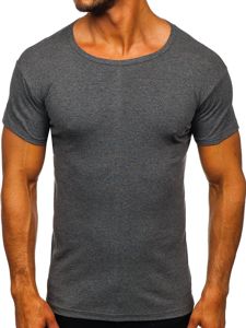 T-shirt senza stampa da uomo grafite Bolf NB003