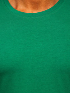 T-shirt senza stampa da uomo verde Bolf 2005-101