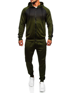 Tuta intera con cappuccio da uomo khaki Bolf 27C8116