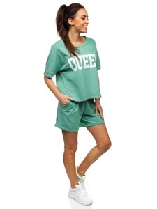 Tuta intera da donna verde menta Bolf 7505