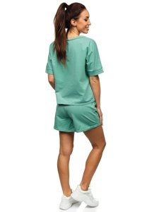 Tuta intera da donna verde menta Bolf 7505