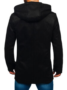 Uomo Cappotto invernale con cappuccio Nero Bolf 79B3A1-197