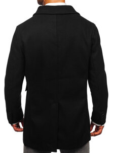 Uomo Cappotto invernale doppiopetto corto Nero Bolf 11Z8215