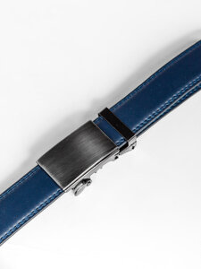 Uomo Cintura in pelle Blu scuro Bolf C007