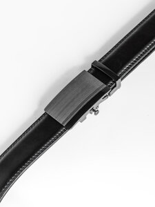 Uomo Cintura in pelle Nero Bolf C001