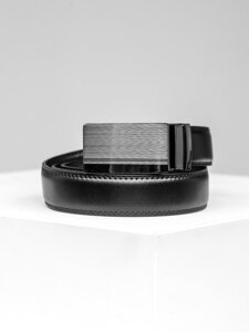 Uomo Cintura in pelle Nero Bolf C001