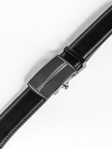 Uomo Cintura in pelle Nero Bolf C002