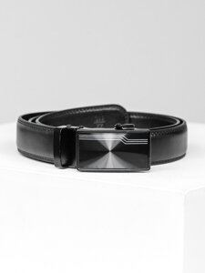 Uomo Cintura in pelle Nero Bolf C003