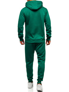 Uomo Completo sportivo con cappuccio Verde Bolf D003