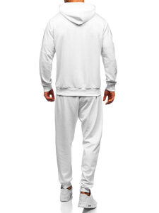 Uomo Completo sportivo con cappuccio stampata Bianco Bolf 8C8117