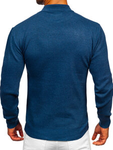 Uomo Dolcevita basic Blu scuro Bolf S8519