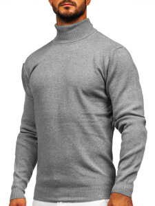 Uomo Dolcevita basic Grigio Bolf S8517