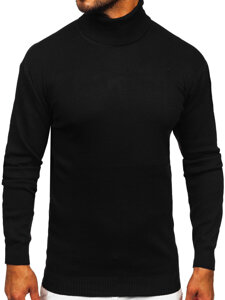 Uomo Dolcevita basic Nero Bolf S8517