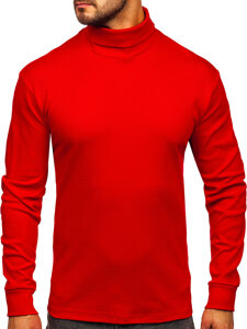 Uomo Dolcevita basic Rosso Bolf 145347-1