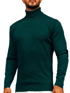 Uomo Dolcevita basic Verde Bolf S8517