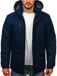 Uomo Giacca invernale Blu scuro Bolf 22M320