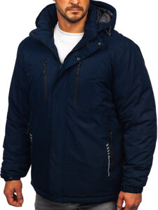 Uomo Giacca invernale Blu scuro Bolf 22M321