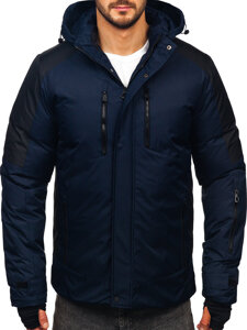 Uomo Giacca invernale Blu scuro Bolf 91M9902