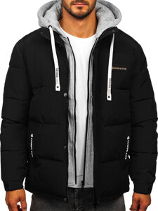 Uomo Giacca invernale Nero Bolf 62M9518