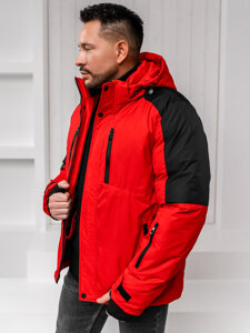 Uomo Giacca invernale Rosso Bolf 91M9902A1